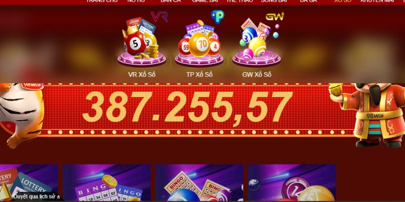 Giới thiệu trò chơi xổ số 98Win